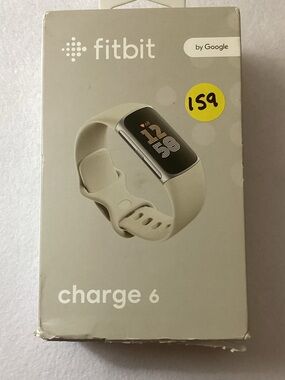 Fitbit Unisex Charge 6 Silicone Fitness Tracker Watch 36mm